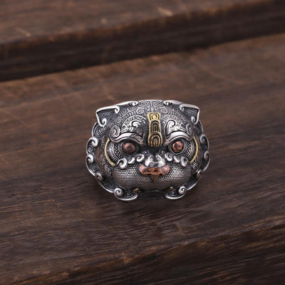 Mythical Pixiu Ring - Buddha Walks Shop