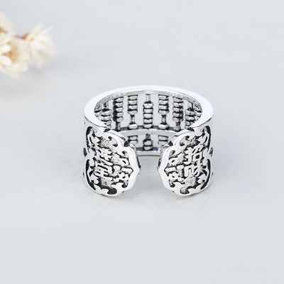 Auspicious Abacus Wealth Ring - Buddha Walks Shop