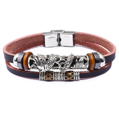 Chinese Dragon Wealth Bracelet - Buddha Walks Shop
