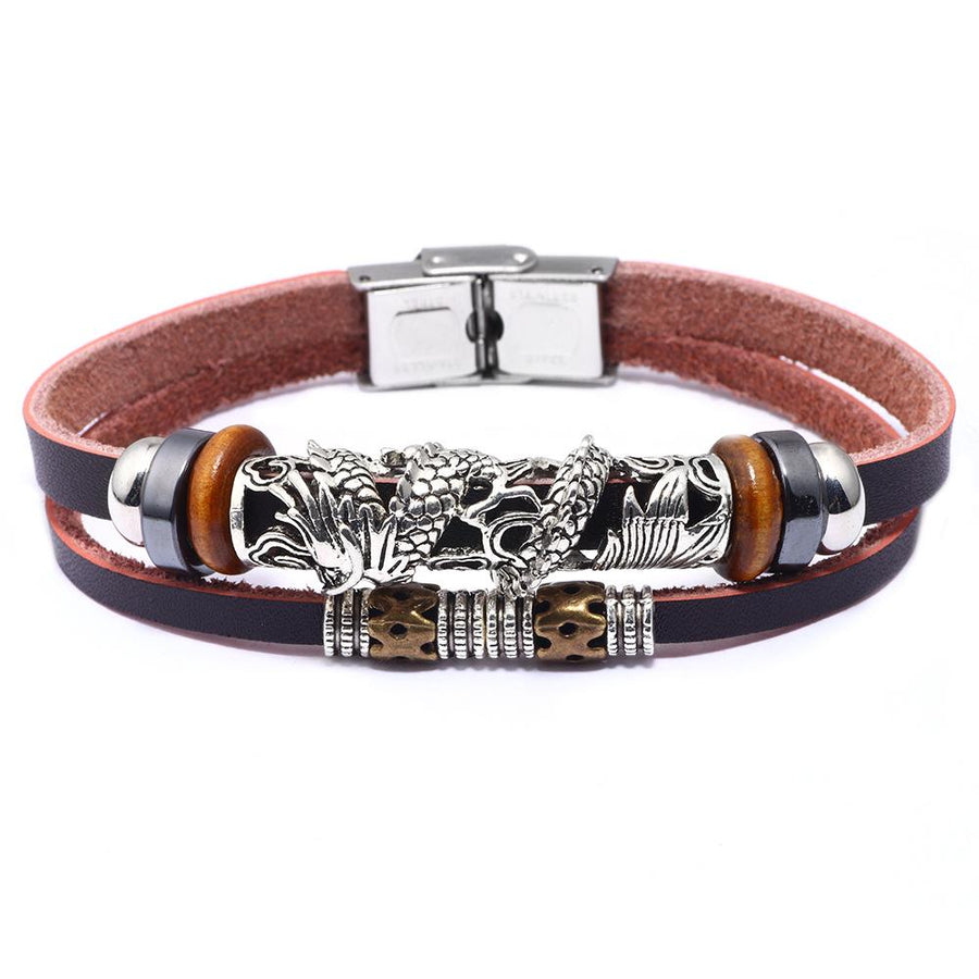 Chinese Dragon Wealth Bracelet - Buddha Walks Shop