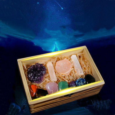 7 Chakra Stones Meditation &amp; Healing Box - Buddha Walks Shop