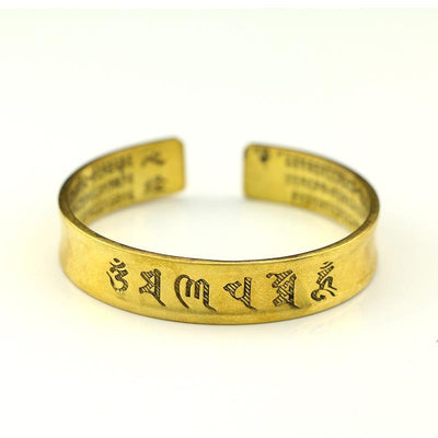 Heart Sutra Mantra Bangle - Buddha Walks Shop