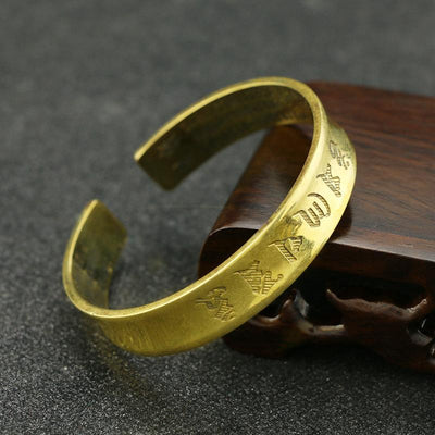 Heart Sutra Mantra Bangle - Buddha Walks Shop