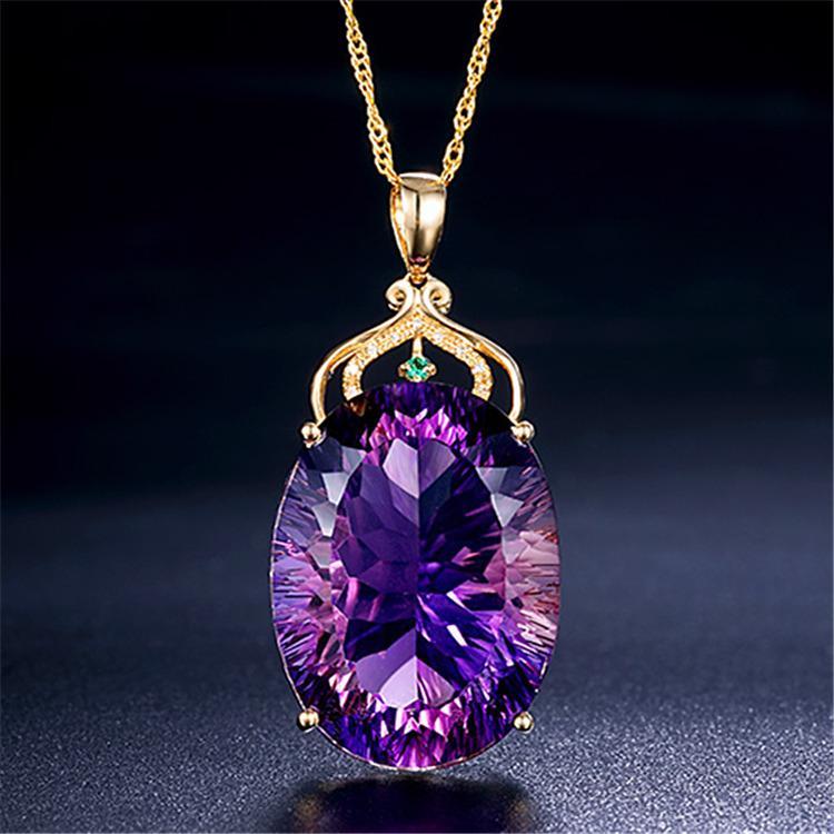Elegant Amethyst Necklace - Buddha Walks Shop