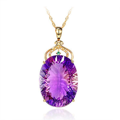 Elegant Amethyst Necklace - Buddha Walks Shop