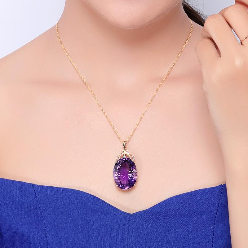 Elegant Amethyst Necklace - Buddha Walks Shop