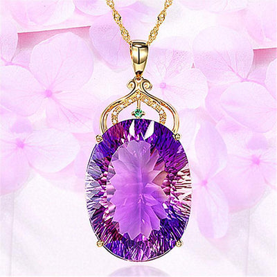 Elegant Amethyst Necklace - Buddha Walks Shop