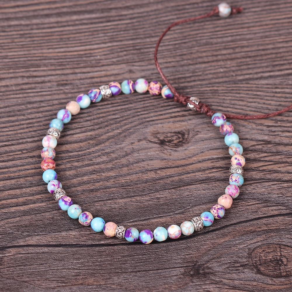 Purple Jasper Charm Bracelet - Buddha Walks Shop