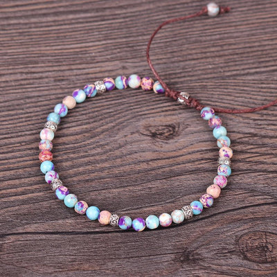 Purple Jasper Charm Bracelet - Buddha Walks Shop