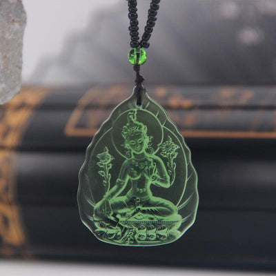 Wishful Green Tara Necklace - Buddha Walks Shop