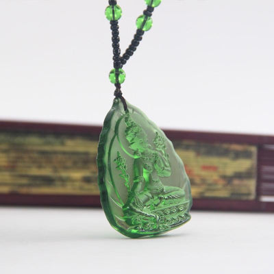 Wishful Green Tara Necklace - Buddha Walks Shop