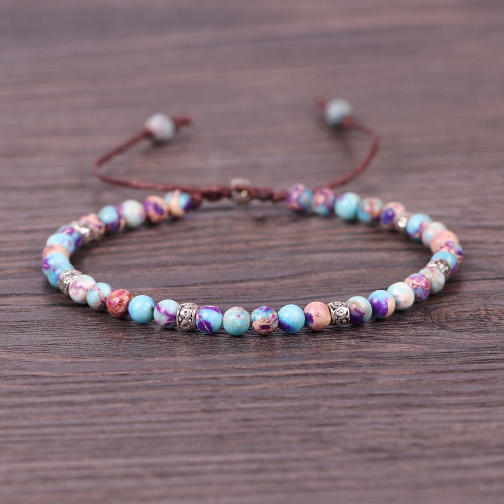 Purple Jasper Charm Bracelet - Buddha Walks Shop