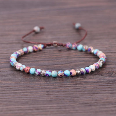 Purple Jasper Charm Bracelet - Buddha Walks Shop
