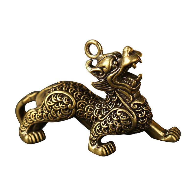 Wealth Pixiu Lucky Keychain - Buddha Walks Shop