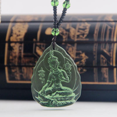 Wishful Green Tara Necklace - Buddha Walks Shop