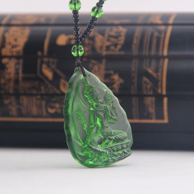 Wishful Green Tara Necklace - Buddha Walks Shop