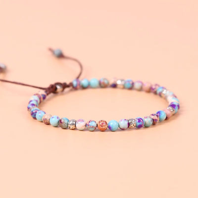 Purple Jasper Charm Bracelet - Buddha Walks Shop