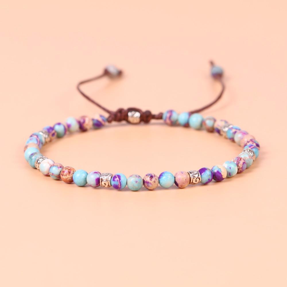 Purple Jasper Charm Bracelet - Buddha Walks Shop