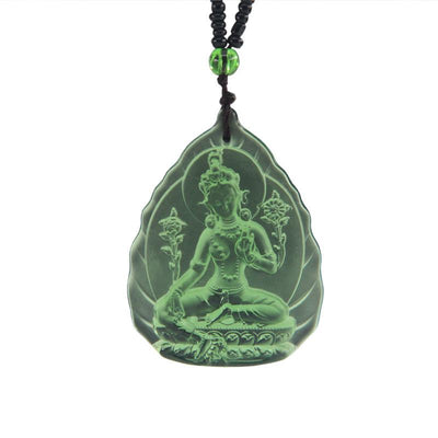Wishful Green Tara Necklace - Buddha Walks Shop
