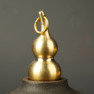 Gourd Good Luck Keychain - Buddha Walks Shop