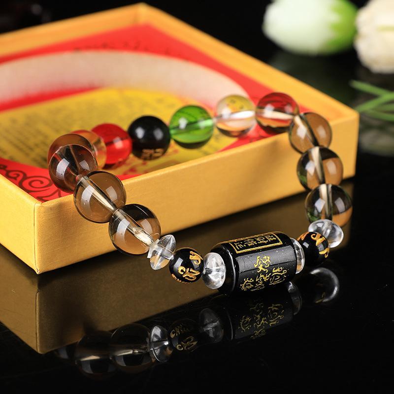 Dark Edition Feng Shui God Of Wealth Bracelet - Buddha Walks Shop