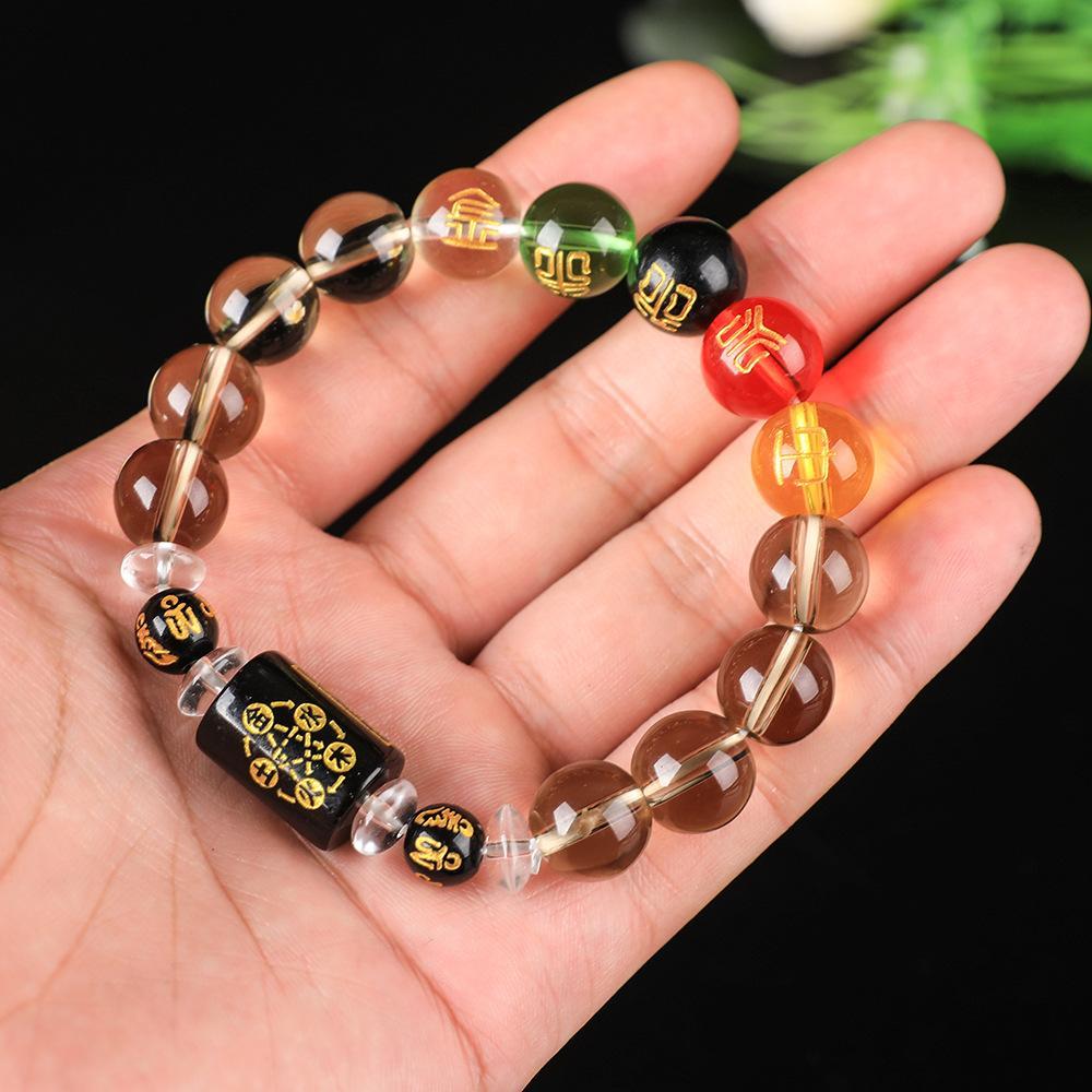 Dark Edition Feng Shui God Of Wealth Bracelet - Buddha Walks Shop