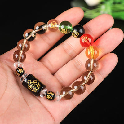 Dark Edition Feng Shui God Of Wealth Bracelet - Buddha Walks Shop