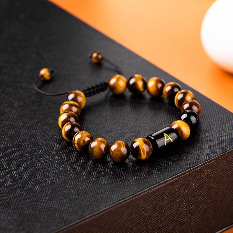 Natural Tiger Eye stone Bracelet - Buddha Walks Shop