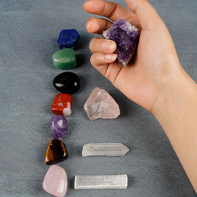 7 Chakra Stones Meditation &amp; Healing Box - Buddha Walks Shop