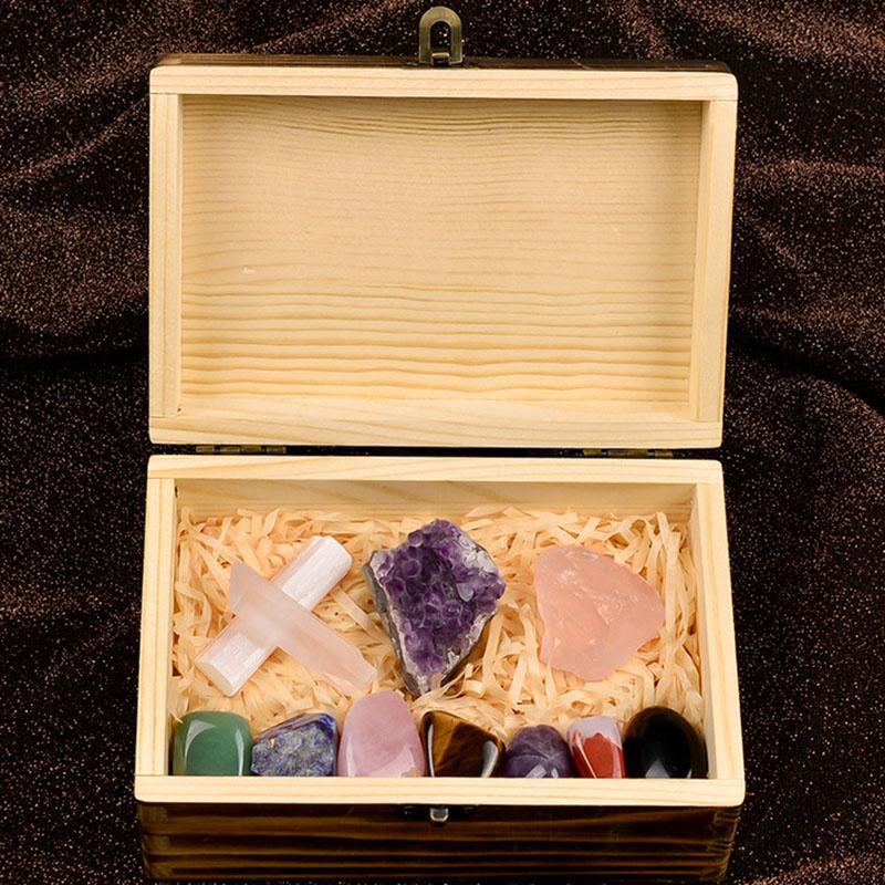 7 Chakra Stones Meditation &amp; Healing Box - Buddha Walks Shop