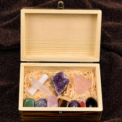 7 Chakra Stones Meditation &amp; Healing Box - Buddha Walks Shop