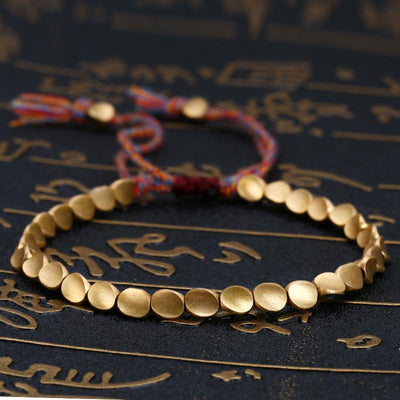 Tibetan Copper Beads Bracelet - Buddha Walks Shop