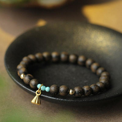 Natural Agarwood Healing Bracelet - Buddha Walks Shop