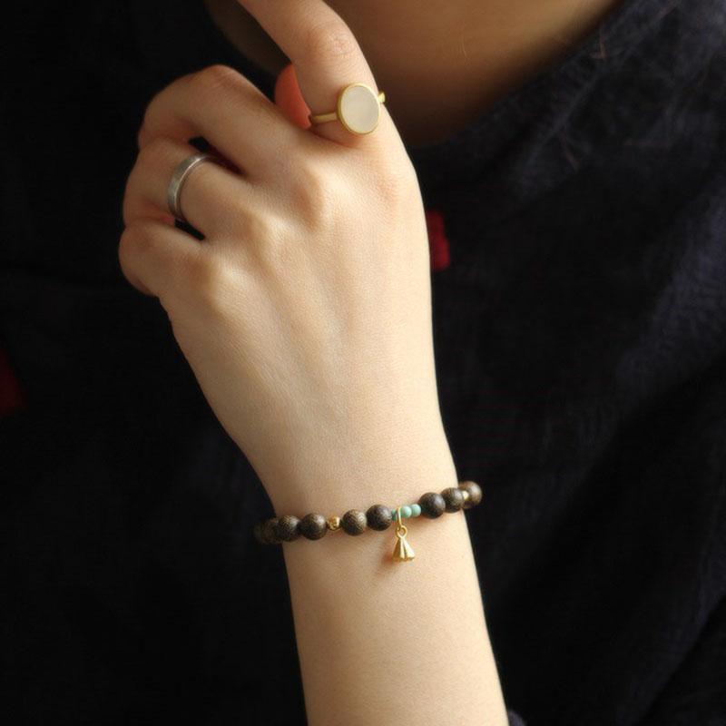 Natural Agarwood Healing Bracelet - Buddha Walks Shop