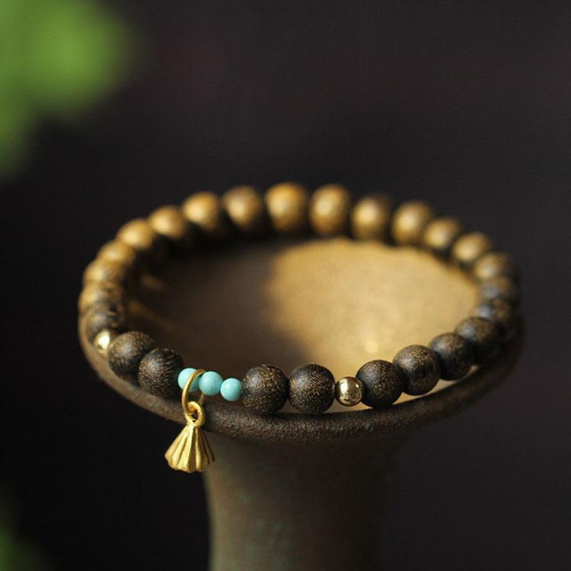Natural Agarwood Healing Bracelet - Buddha Walks Shop
