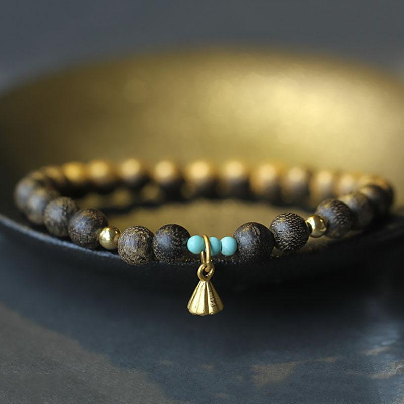 Natural Agarwood Healing Bracelet - Buddha Walks Shop