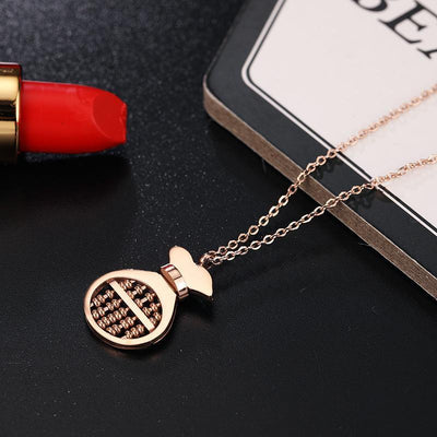 Auspicious Abacus Lucky Bag Wealth Necklace - Buddha Walks Shop