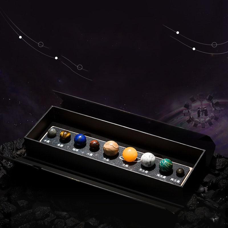 Nine Planets Natural Gemstones Gift Box - Buddha Walks Shop