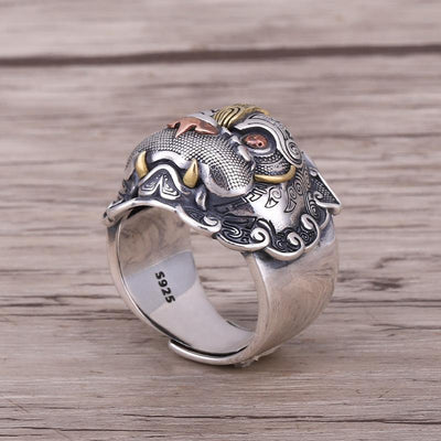 Mythical Pixiu Ring - Buddha Walks Shop