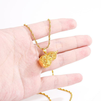 Wishful Gourd Fortune Necklace - Buddha Walks Shop