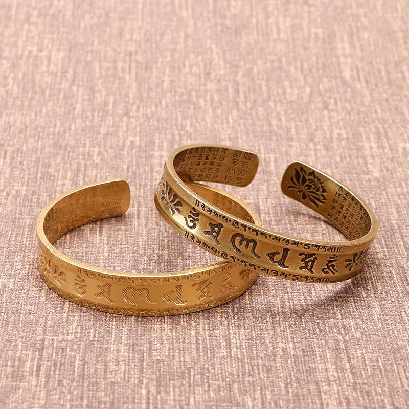 Six Character Great Bright Mantra Bracelet - Buddha Walks Shop