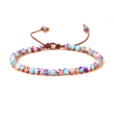 Purple Jasper Charm Bracelet - Buddha Walks Shop