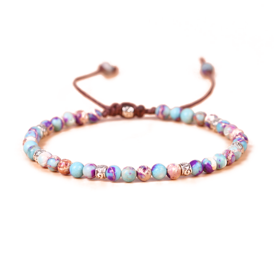 Purple Jasper Charm Bracelet - Buddha Walks Shop