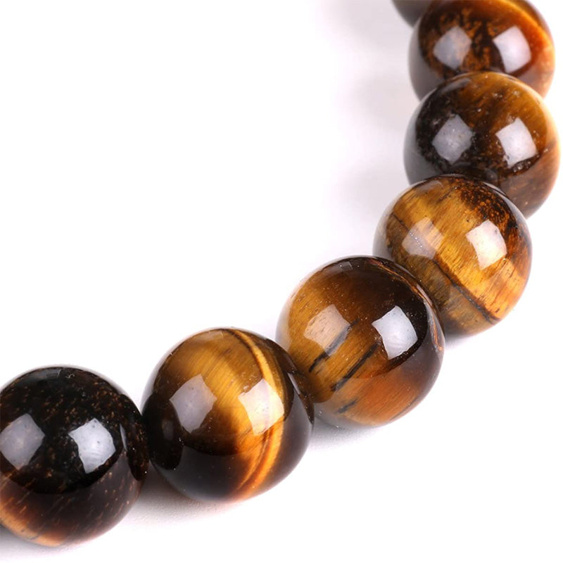 Natural Tiger Eye stone Bracelet - Buddha Walks Shop
