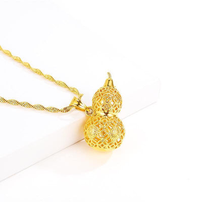 Wishful Gourd Fortune Necklace - Buddha Walks Shop