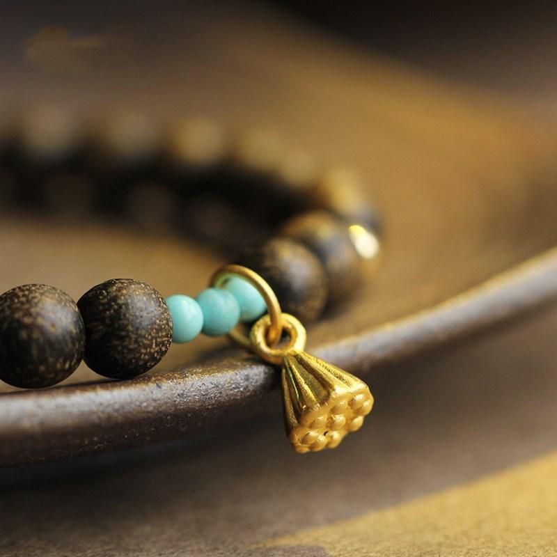 Natural Agarwood Healing Bracelet - Buddha Walks Shop