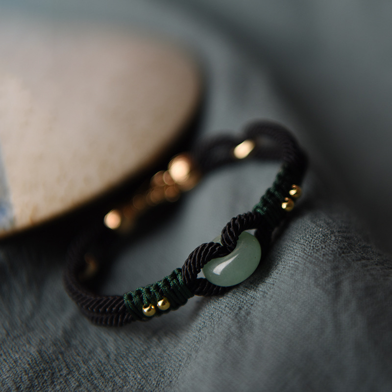 Love and Good Luck  Jade Bracelet - Buddha Walks Shop