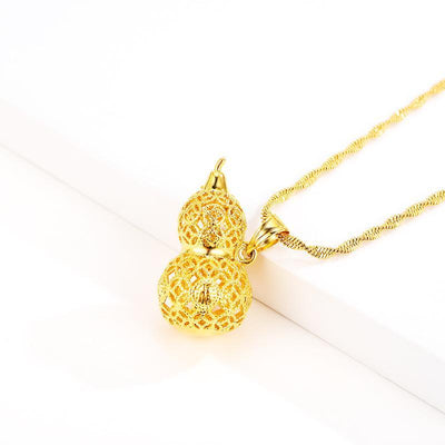 Wishful Gourd Fortune Necklace - Buddha Walks Shop