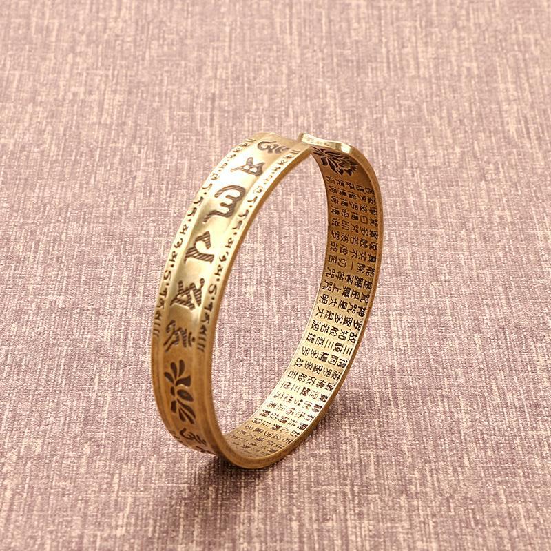 Six Character Great Bright Mantra Bracelet - Buddha Walks Shop