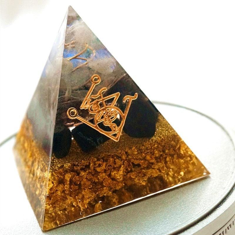 Energy Cleansing Orgonite Pyramid - Buddha Walks Shop